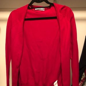 Zara Red Cardigan